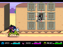 Ральзей в виде лошади во время ковбойской мини-игры.