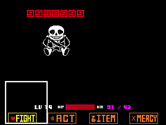UNDERTALE 2 PLAYER SANS BATTLE