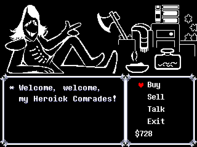 Undertale e shop store