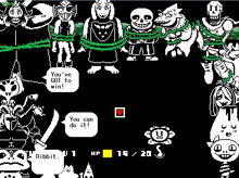 Andere Monster machen dem Protagonisten Mut.