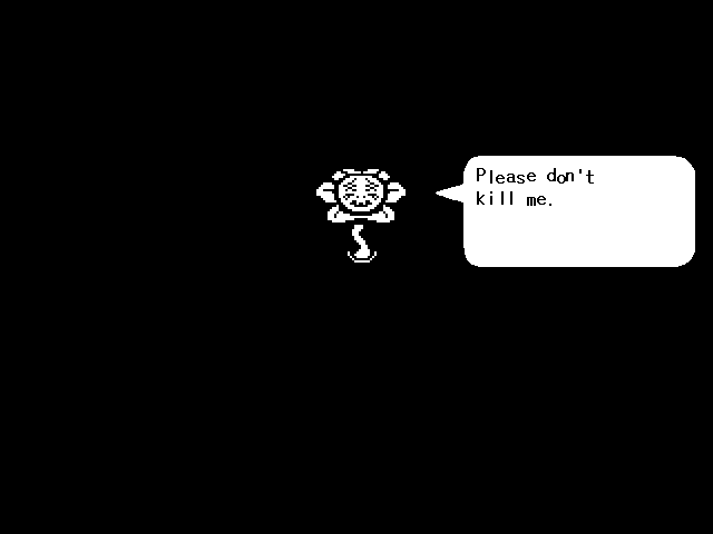 UNDERTALE – UNDERTALE: Beginning of Game / First Meeting With Flowey (Script)