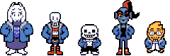 Sans hoodie Newsletter Halloween 2023.gif (6 kB) Undyne e os outros fantasiados de Sans no newsletter do Halloween de 2023