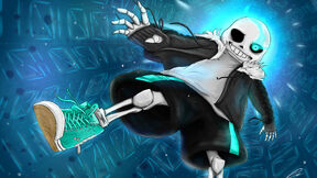 Virus sans wallpaper speedpaint by jeyawue-da2v3k1