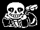 Sans battle chill.gif (138 КБ) Санс расслабляется