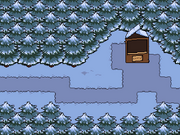 Snowdin Forest location Papyrus sentry station