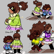 Kris/Frisk in concept art by Star