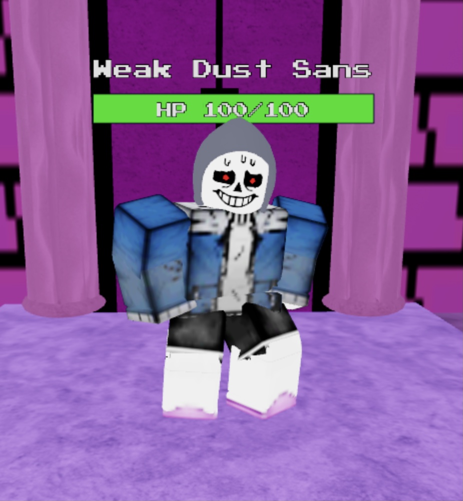 Dust Sans and Dustdust Sans Battle Sprites Revamp by