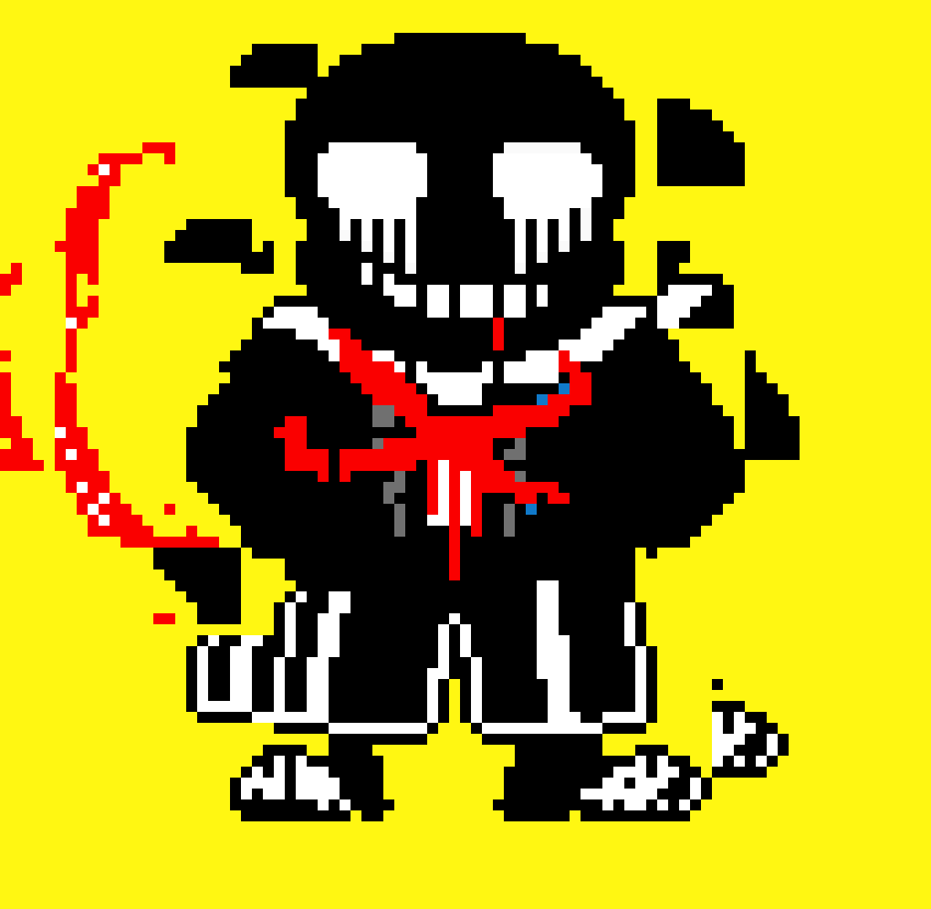 Sans Pixel art - Desenho de kingmaster130 - Gartic