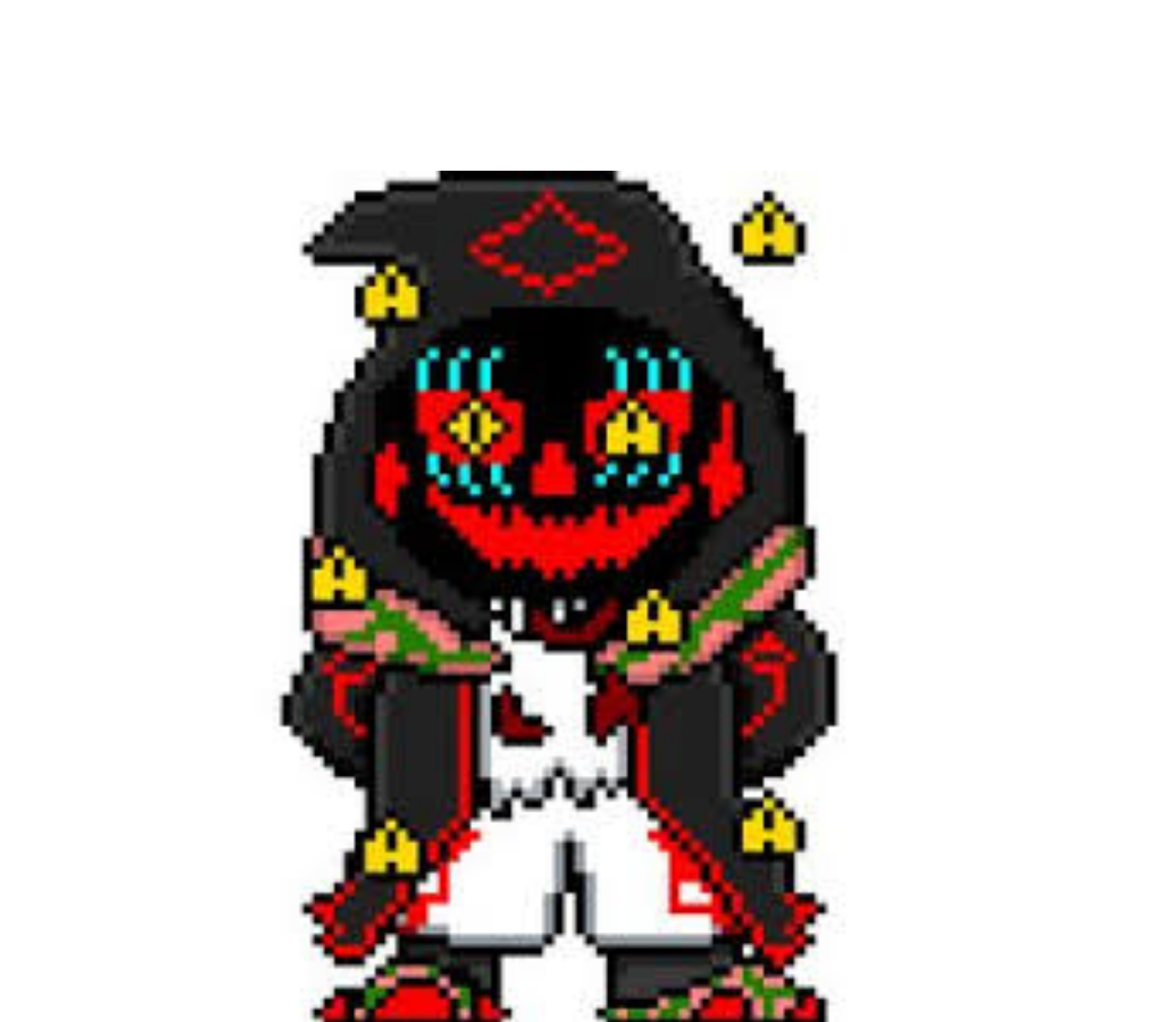 Red sans original forcex and snas pixel art
