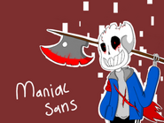 maniac sans's first drawing by Pxel0ndy