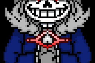 Horror sans sane pixel art