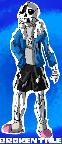 undertale sans on crack (btw not real undertale