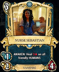 Nurse Sebastian, the wife of Detective Sebastian