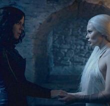 Selene and Lena in the Nordic Coven talking about Selene's past (I) (Underworld Blood Wars)