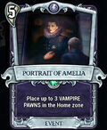 Portrait of Amelia in Underworld card game