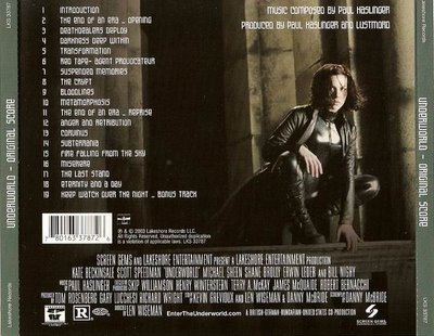 アンダーワールド 2003 サントラスコア輸入盤 Underworld (Score