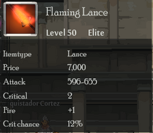 Flaming Lance