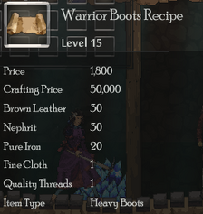 Warrior Boots Rec