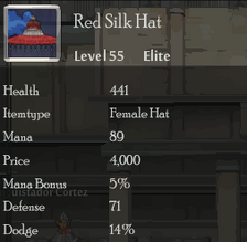 Red Silk Hat