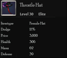 Throstle Hat