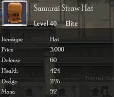 Samurai Straw Hat