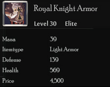 Royal Knight Armor