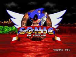 Sonic.EXE Title Screen