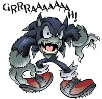Sonic the Werehog Growl