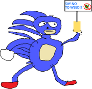 Sanic hates weed now
