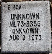 The victim's grave at Harris County Cemetery #2