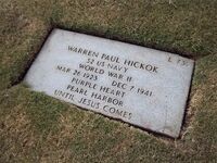 Warren Hickok Grave