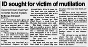New York John Doe, 1990 HOMICIDE