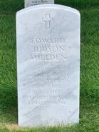 Shelden's grave at the Fort Snelling National Cemetery.