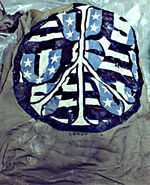 Back of the victim's shirt.