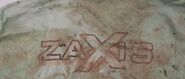 Logo of Zaxis Contracting on T-shirt