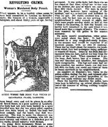 "Lambeth Mystery," 1902, England HOMICIDE