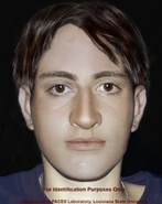 Digital reconstruction of the victim by LSU FACES.