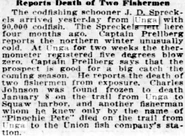 "Pinochie Pete," 1910 EXPOSURE