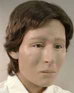 Reconstruction of the victim.
