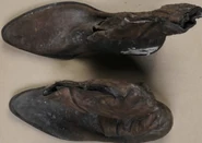 The victim's boots.