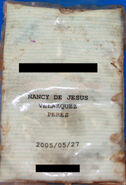 "Nancy de Jesus," 2006