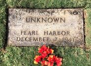Pearl Harbor John Doe, 1941, Hawaii Killed In Action