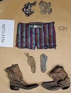 Victim's clothing.