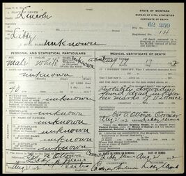 Walter Newstrum Death Certificate
