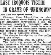 Chicago Jane Doe, 1903, Illinois ACCIDENT