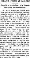 Bonner County John Doe, 1908, Idaho ACCIDENT