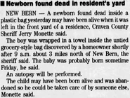 Craven County John Doe, 1998