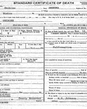 Bisbee Jane Doe (1907) Death Certificate.jpeg