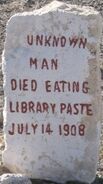 Esmeralda County John Doe, 1908, Nevada ACCIDENT
