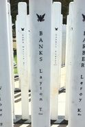 Banks' Marble Stand at the USS Oklahoma Memorial.